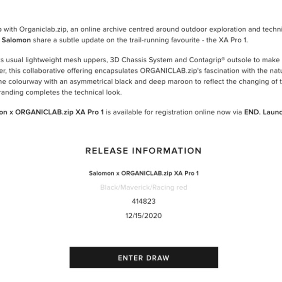 Salomon x ORGANICLAB.zip XA Pro1 - Picture 11 of 11